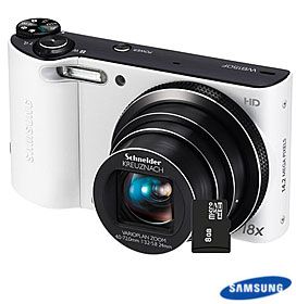 Câmera Digital Samsung WB150F Branca com 14.2MP, Tela LCD 3"